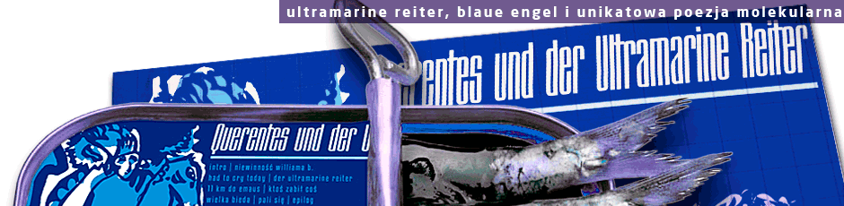 ultramarine reiter, moja poezja molekularna